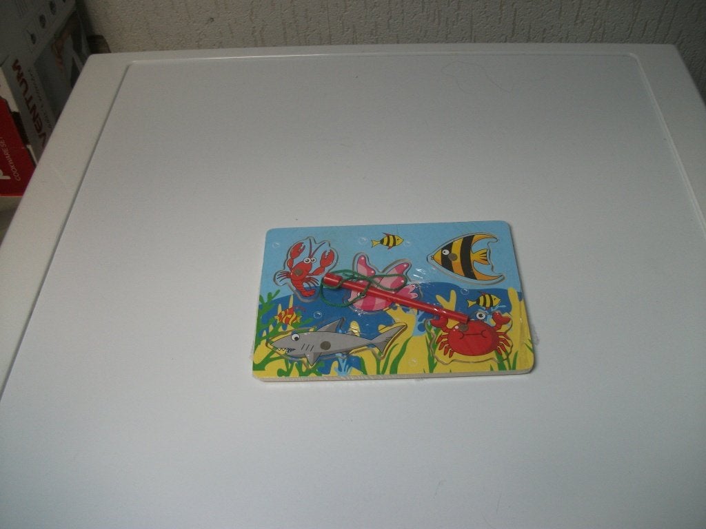 Hengelpuzzeltje 5 delig, Ophalen of Verzenden, Gebruikt