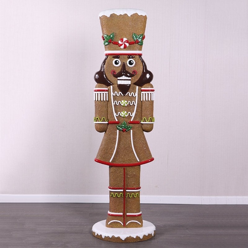 Gingerbread Nutcracker 183 cm - Notenkraker - Peperkoek, Diversen, Kerst, Ophalen, HorecaBeelden, Nieuw, HorecaBeelden