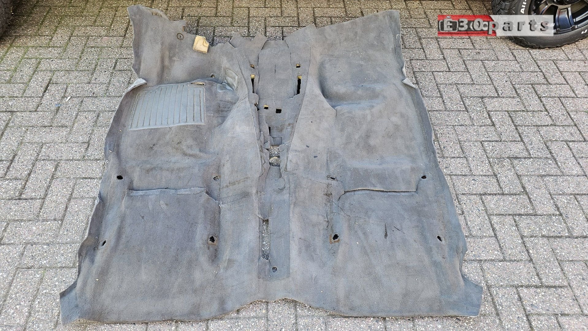 Tapijt vloerbedekking grijs antraciet BMW 3 serie E30 cabrio, Ophalen, Gebruikt, -, -