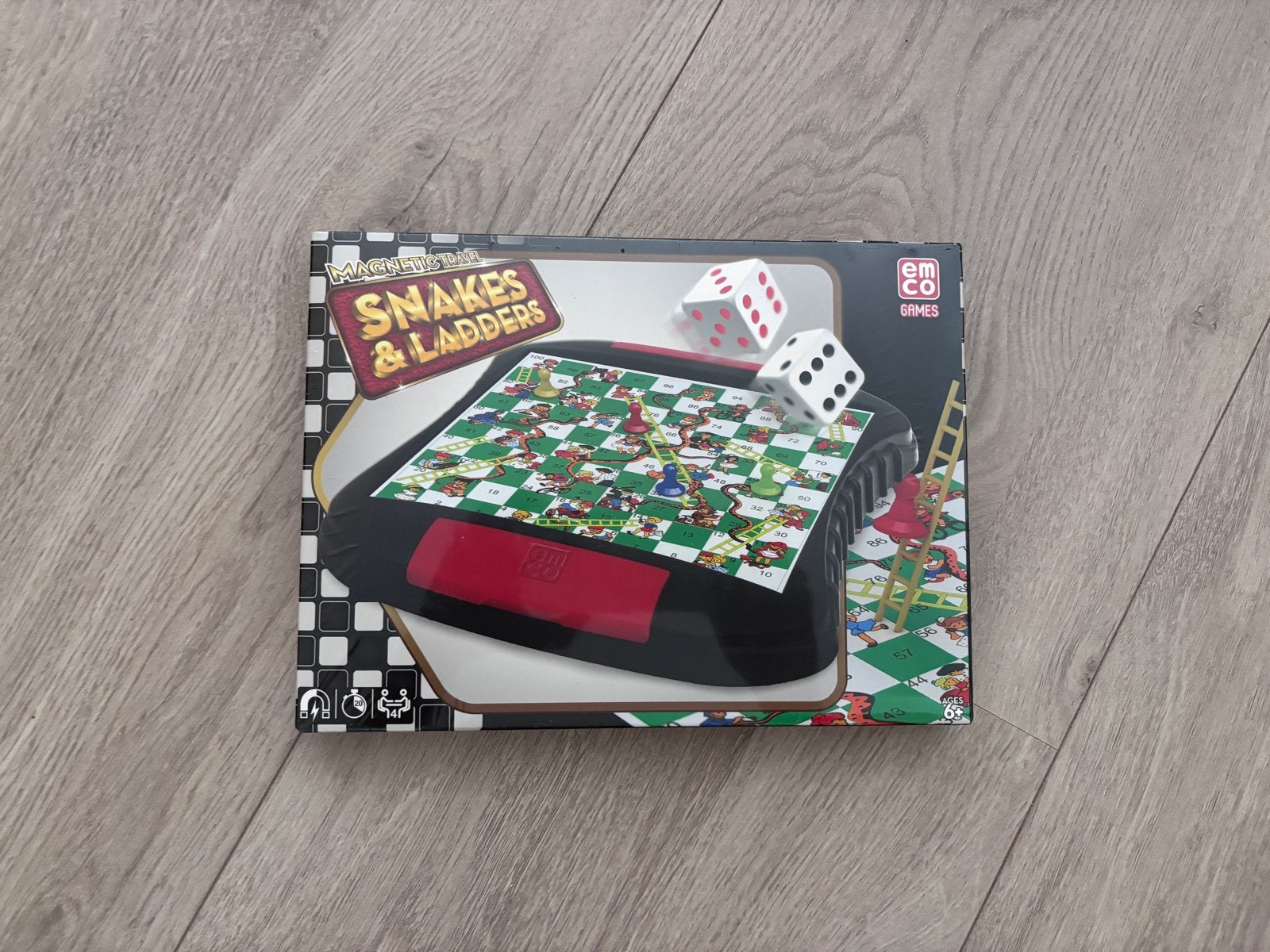 Magnetisch Slangen en Ladders Reisspel - Nieuw, Drie of vier spelers, Ophalen of Verzenden, Nieuw, Reisspel