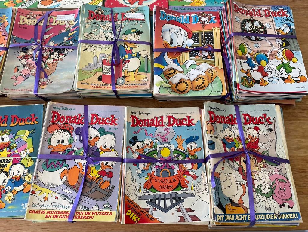 Donald Duck jaargangen €5,-, Meerdere stripboeken, Ophalen of Verzenden, Gelezen