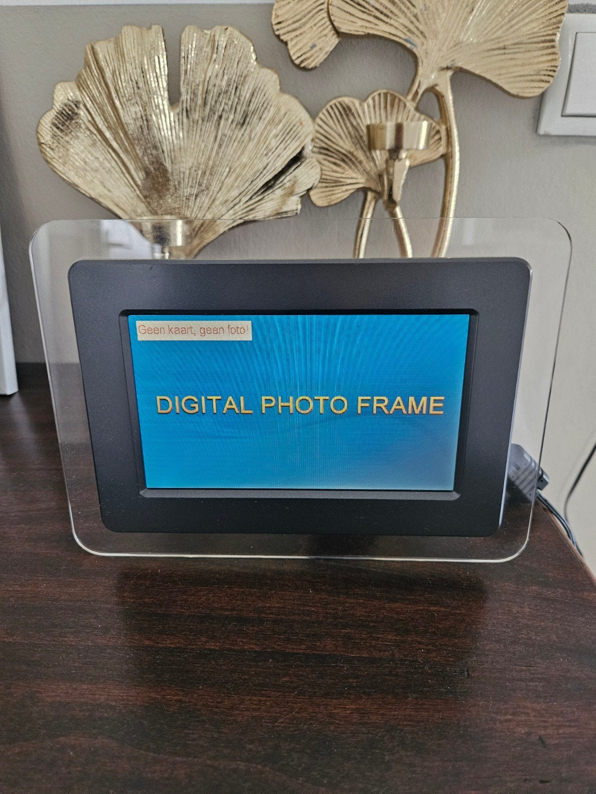 Xiron DPF7TA Digitale Fotolijst - Zwart, Audio, Tv en Foto, Ophalen of Verzenden, Zo goed als nieuw, Xiron, Filmweergave