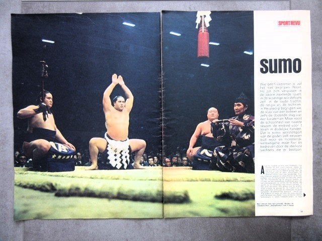 Artikel over Sumo uit december 1966, Verzamelen, Tijdschriften, Kranten en Knipsels, Ophalen of Verzenden, 1960 tot 1980, Tijdschrift