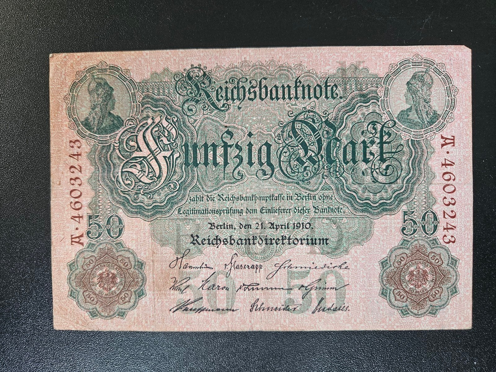 Duitsland pick 41 1910, Postzegels en Munten, Bankbiljetten | Europa | Niet-Eurobiljetten, Ophalen of Verzenden, Duitsland, Los biljet