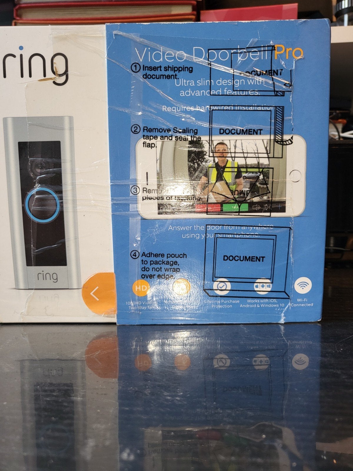 Ring Video Doorbell Pro - Werkt niet, gekoppeld account, Overige typen, Ophalen of Verzenden, Draadloos, Beweging