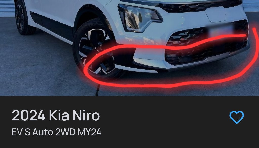 Originele Voorbumper Sierlijsten KIA NIRO EV (SG2), Auto-onderdelen, Ophalen, Rechts, Bumper, Gebruikt