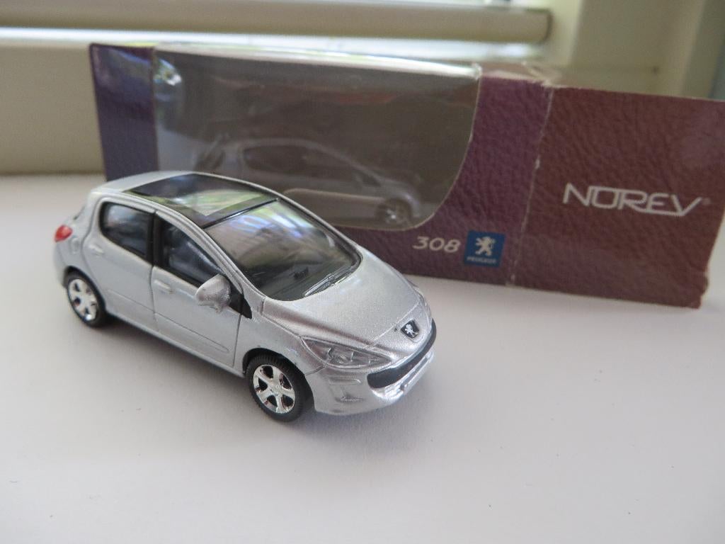 Norev Minijet Peugeot 308 Zilver, Hobby en Vrije tijd, Modelauto's | Overige schalen, Ophalen of Verzenden, Nieuw, Auto