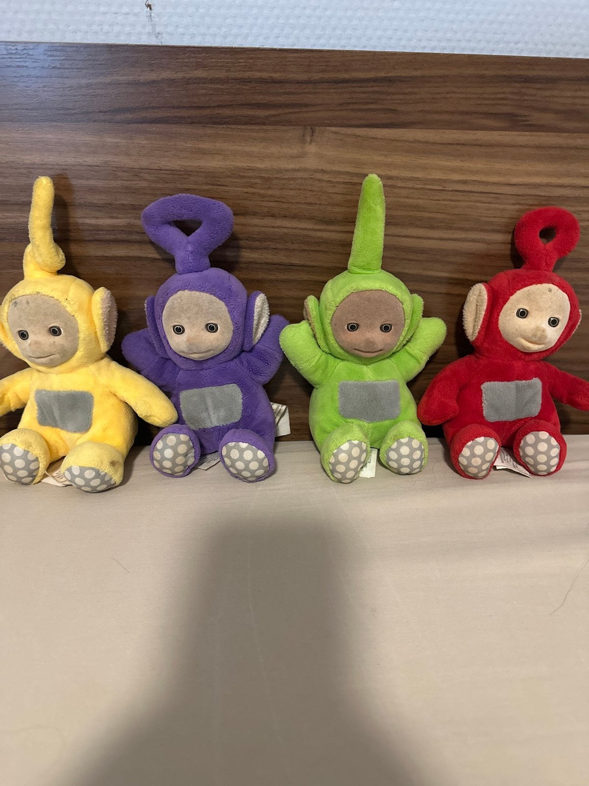 Teletubbies knuffels - set van 4, Ophalen, Gebruikt, Overige merken, Overige typen