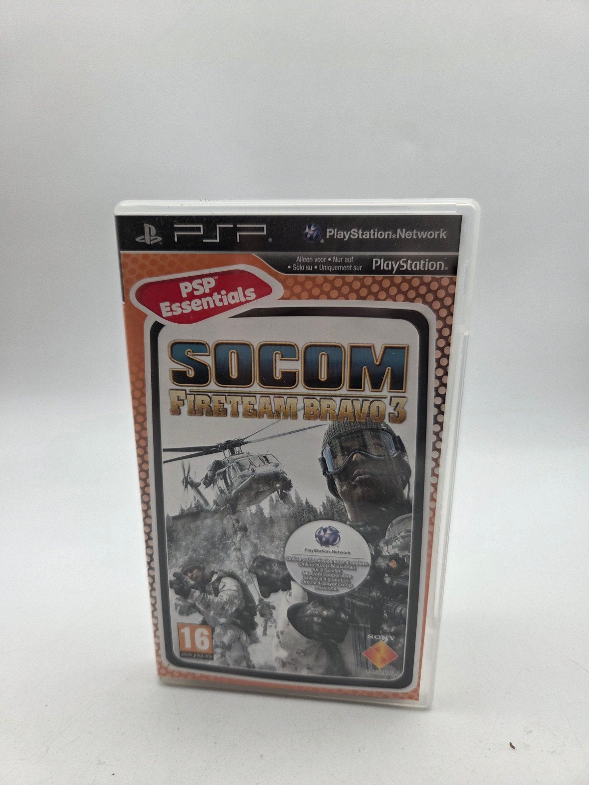 SOCOM Fireteam Bravo 3 PSP Essentials, Spelcomputers en Games, Online, Gebruikt, Shooter, Sony Computer Entertainment