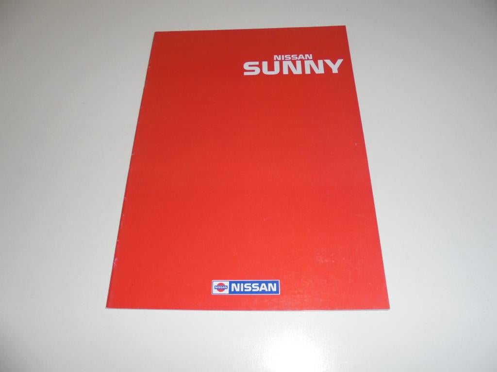 brochure Nissan Sunny  1986, Ophalen of Verzenden, Zo goed als nieuw, Nissan