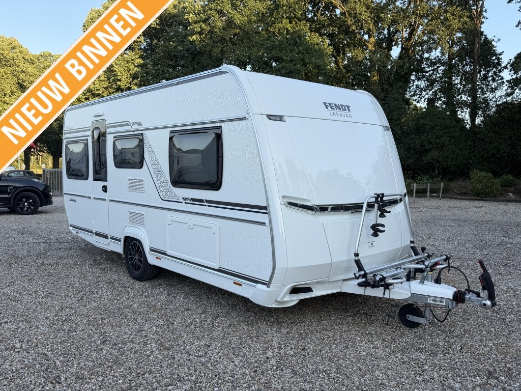 Fendt Bianco Selection 465 TG Topstaat Mover Fietsdrager, Caravans en Kamperen, Caravans, Schokbreker, Bedrijf, Treinzit, Fendt