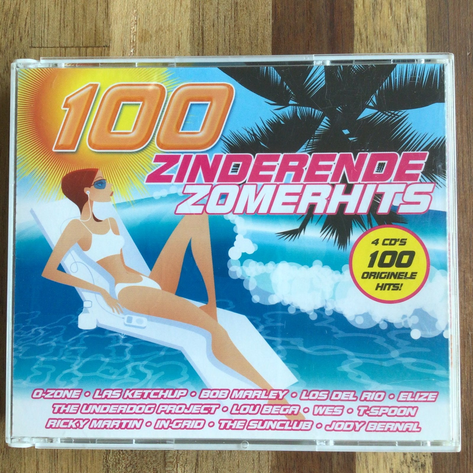 100 Zinderende Zomerhits - 4 cd-box, Ophalen of Verzenden, Zo goed als nieuw