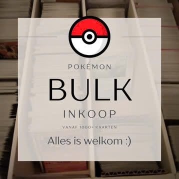 Pokémon Bulk Inkoop, Verzenden, Gebruikt, Meerdere kaarten