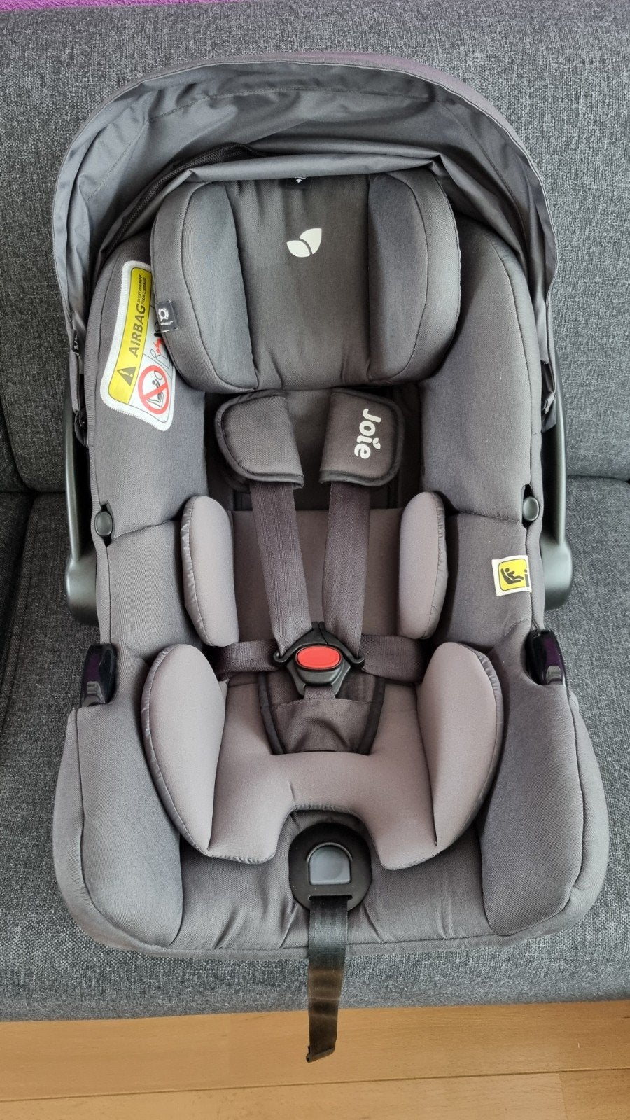 Joie I gemm autostoel met i-Base Advance isofix, Ophalen, Gebruikt, Isofix, 0 t/m 13 kg
