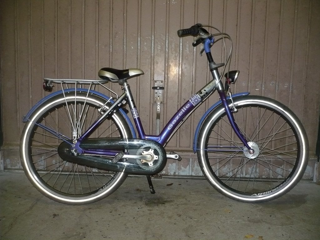 Mooie gazelle 26 inch meisjesfiets met 3 versnellingen, Terugtraprem, Gebruikt, Versnellingen, Gazelle