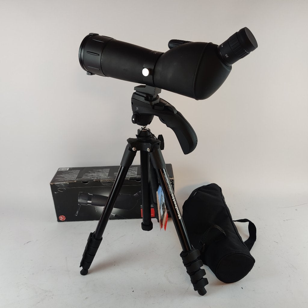 Auriol Spektiv 20-60x60 Telescoop + statief || Nu €44.99!, Lenzentelescoop (refractor), Met statief, Ophalen of Verzenden, X