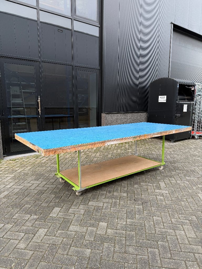 Grote verrijdbare werktafel werkbank tafel wielen wieltjes, Doe-het-zelf en Verbouw, Werkbanken, Ophalen, Gebruikt, 170 cm of meer