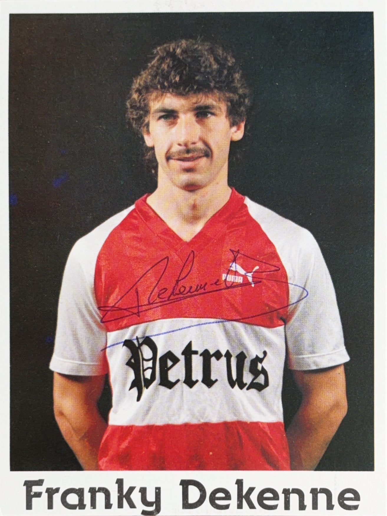 Spelerskaart Franky Dekenne - KSV Waregem, Verzamelen, Sportartikelen en Voetbal, Ophalen of Verzenden, Gebruikt, Ajax, Spelerskaart