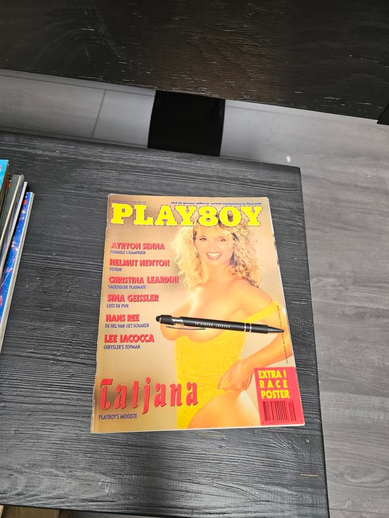 Playboy Mei 1991 - Tatjana - Extra poster, Ophalen of Verzenden, Gelezen, Overige typen