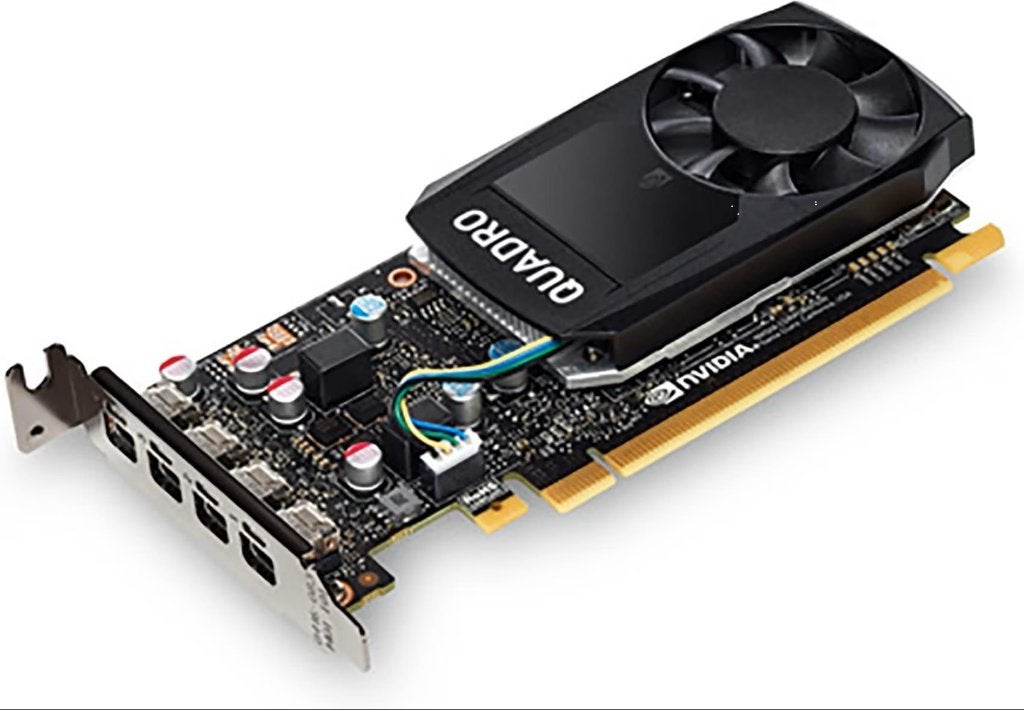 Nvidia Quadro P620 2GB grafische kaart/PCI video card, PCI-Express 3, Gebruikt, DisplayPort, Ophalen of Verzenden