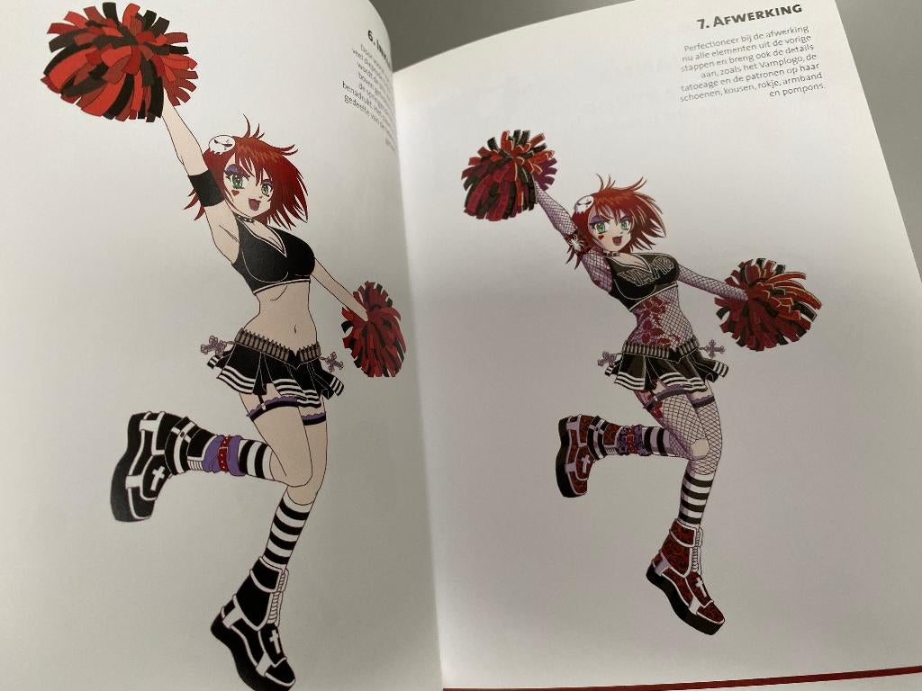 Manga Gothic Girls Tekenen Teken de Japanse  in gothic stijl, Ophalen of Verzenden, Zo goed als nieuw, Boek of Gids