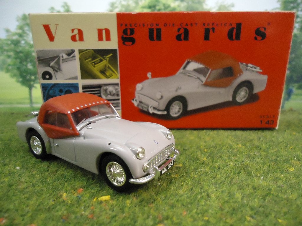 1/43 Triumph TR3A Silverstone grey Vanguards Limited Edition, Ophalen of Verzenden, Nieuw, Auto, Overige merken