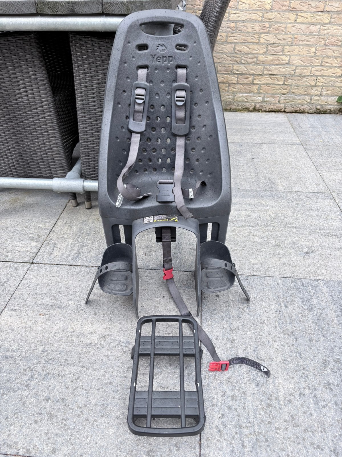 Yepp GMG Achterzitje - Gebruikt, Fietsen en Brommers, Fietsaccessoires | Fietsstoeltjes, Ophalen, Achterzitje, 9 t/m 36 kg, Gebruikt
