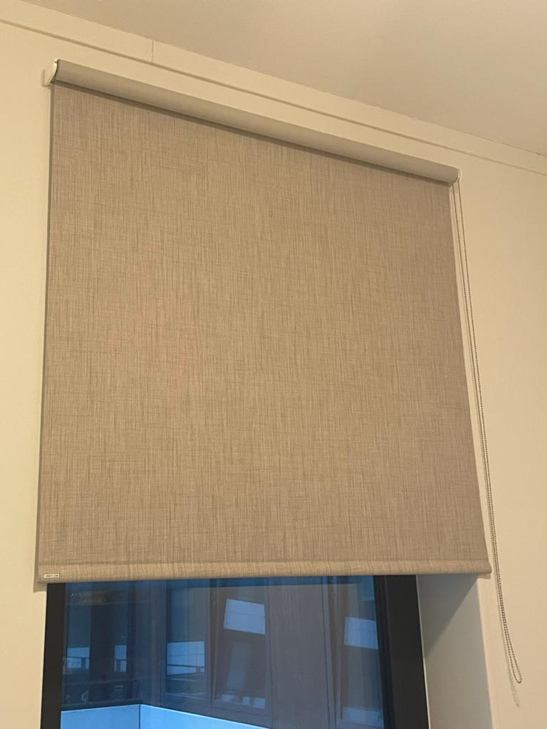 Rolgordijn Veneta designer verduisterend - beige, Ophalen of Verzenden, Beige