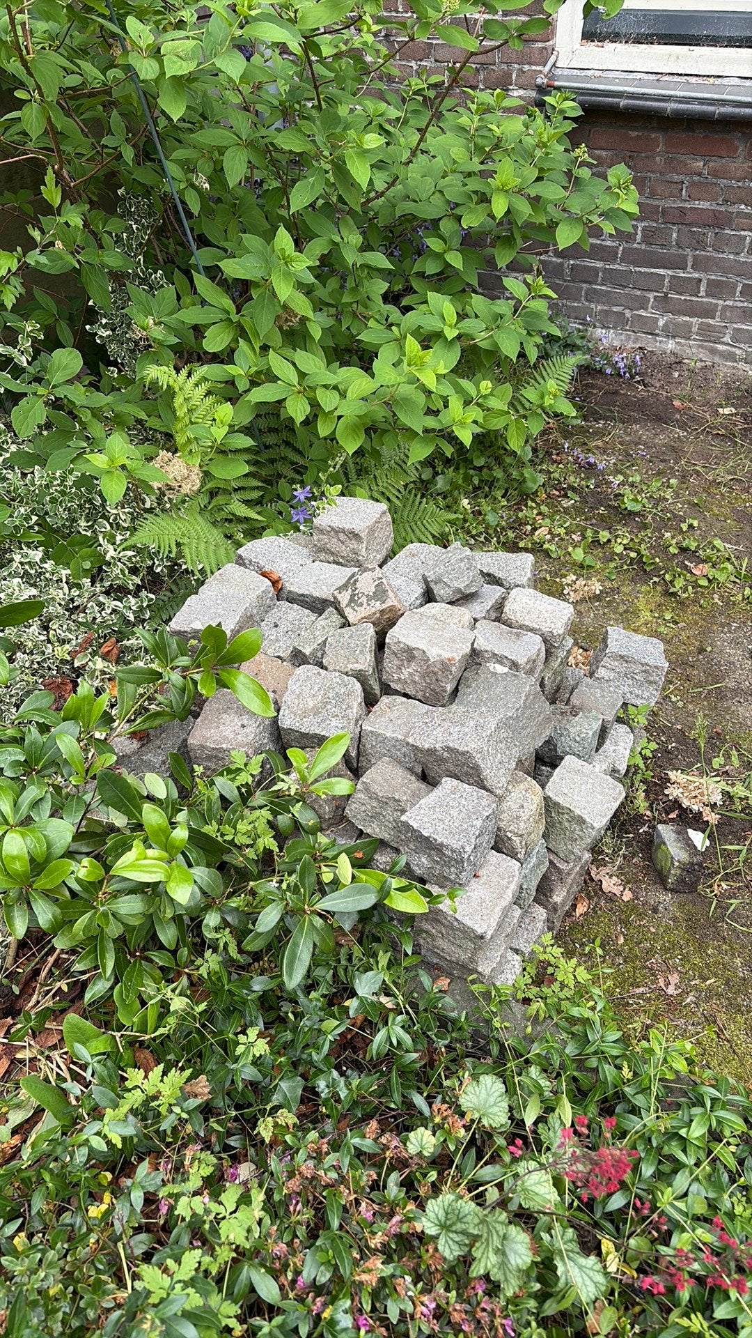 Natuurstenen klinkers graniet kinderkopjes, Ophalen, Zo goed als nieuw, Natuursteen, Overige typen