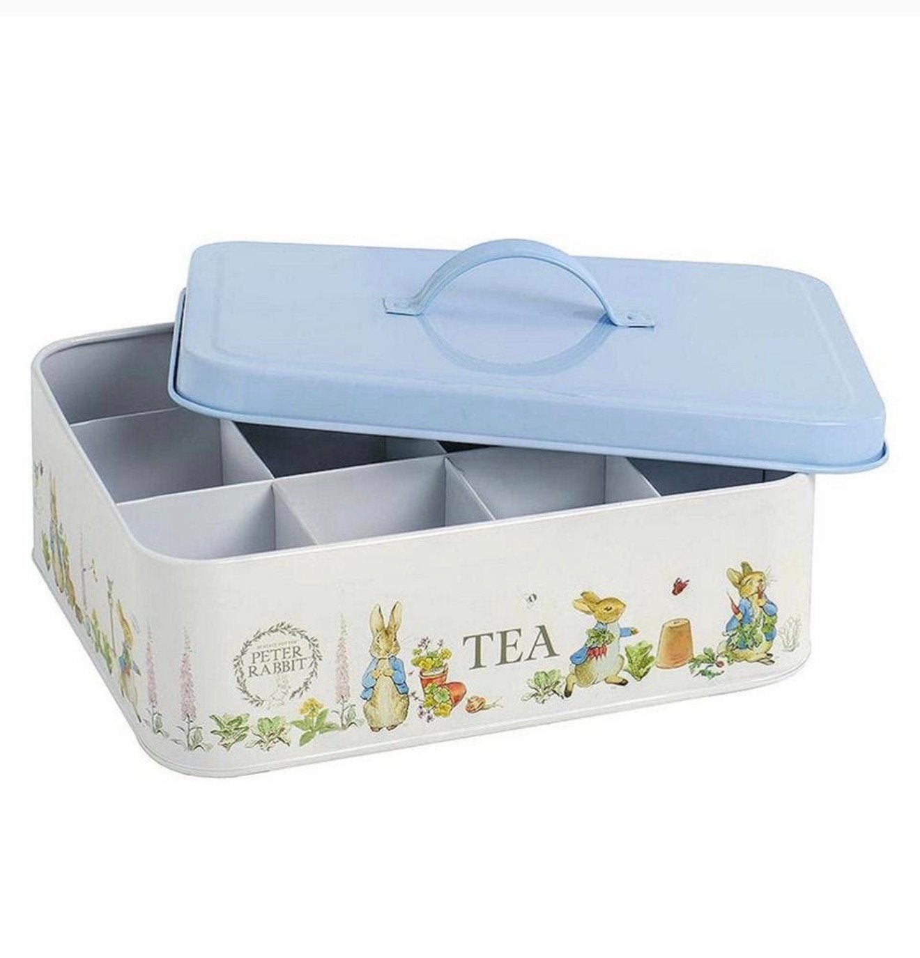 Peter Rabbit Classic Tea Caddy - Blikken theedoos thee-doos, Ophalen of Verzenden, Nieuw, Thee