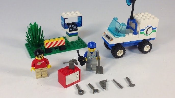 Lego City 2516 Telefoonmonteur met voertuig en accessoires, Ophalen of Verzenden, Gebruikt