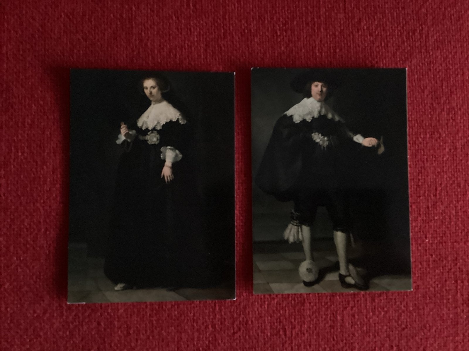 Ansichtkaarten Rijksmuseum: Marten Soolmans & Oopjen Coppit, Ophalen of Verzenden, 1980 tot heden, Ongelopen, Cultuur en Media