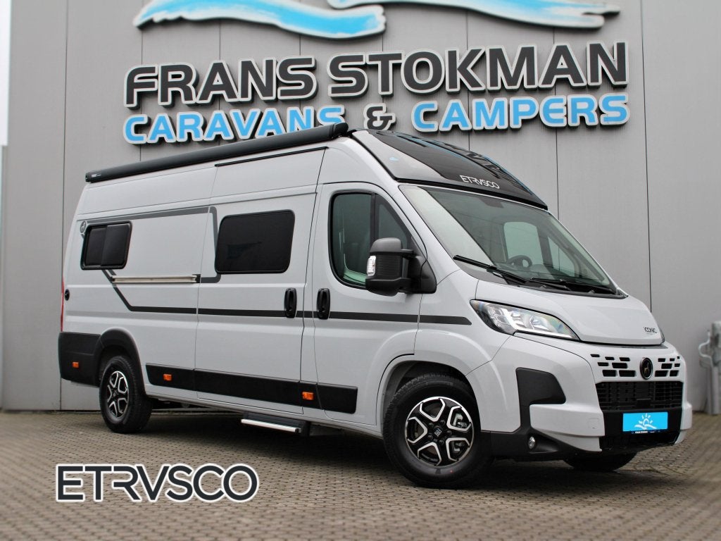 Etrusco CV 640 SB Plus ICONIC Automaat Pano, Caravans en Kamperen, Automaat, Buscamper of Camperbus, Ringverwarming, Fiat