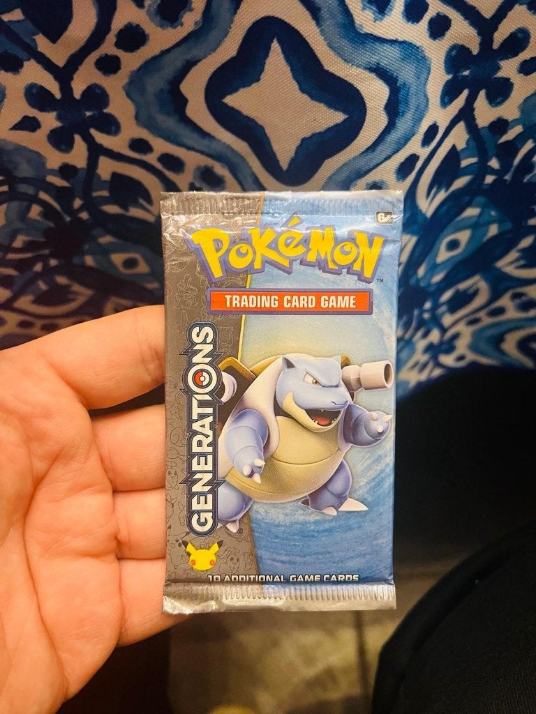 Blastoise XY Generations Base Set Booster Pack Sealed, Verzenden, Zo goed als nieuw, Booster, Foil