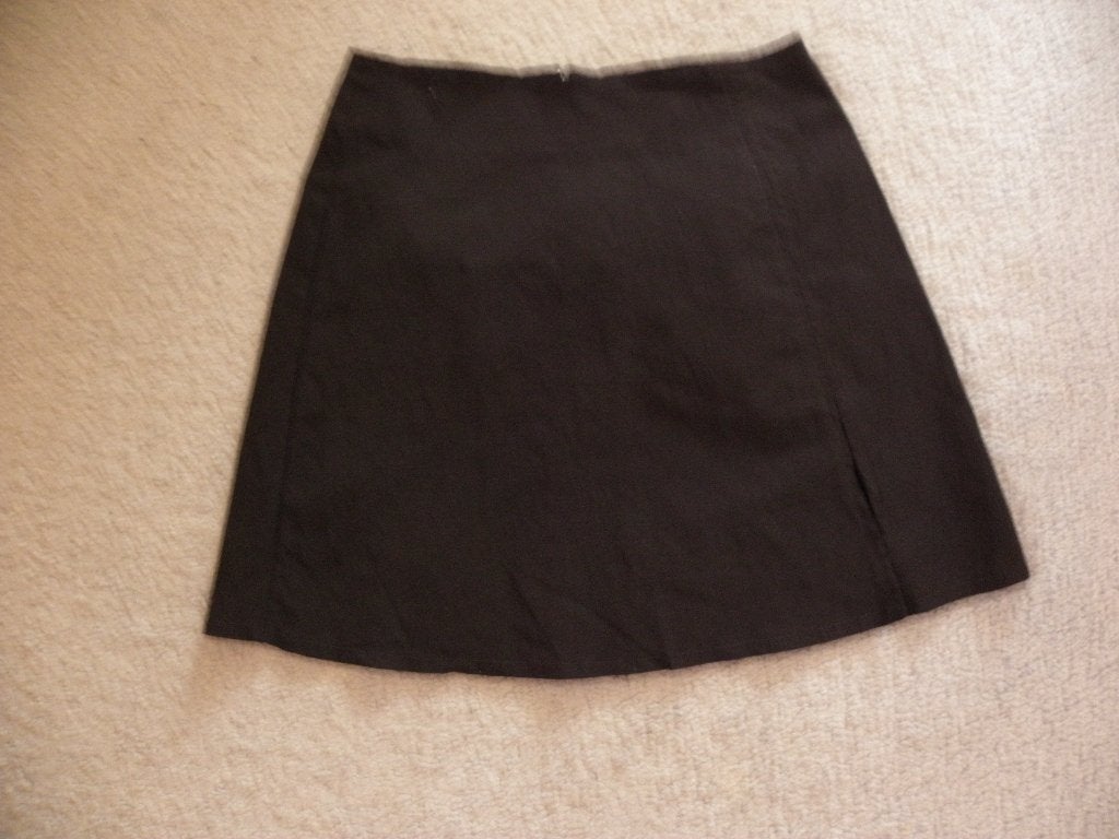 Nieuw net basic zwart stretch rokje rok met split mt 128, Kinderen en Baby's, Kinderkleding | Maat 128, Meisje, Nieuw, Ophalen of Verzenden
