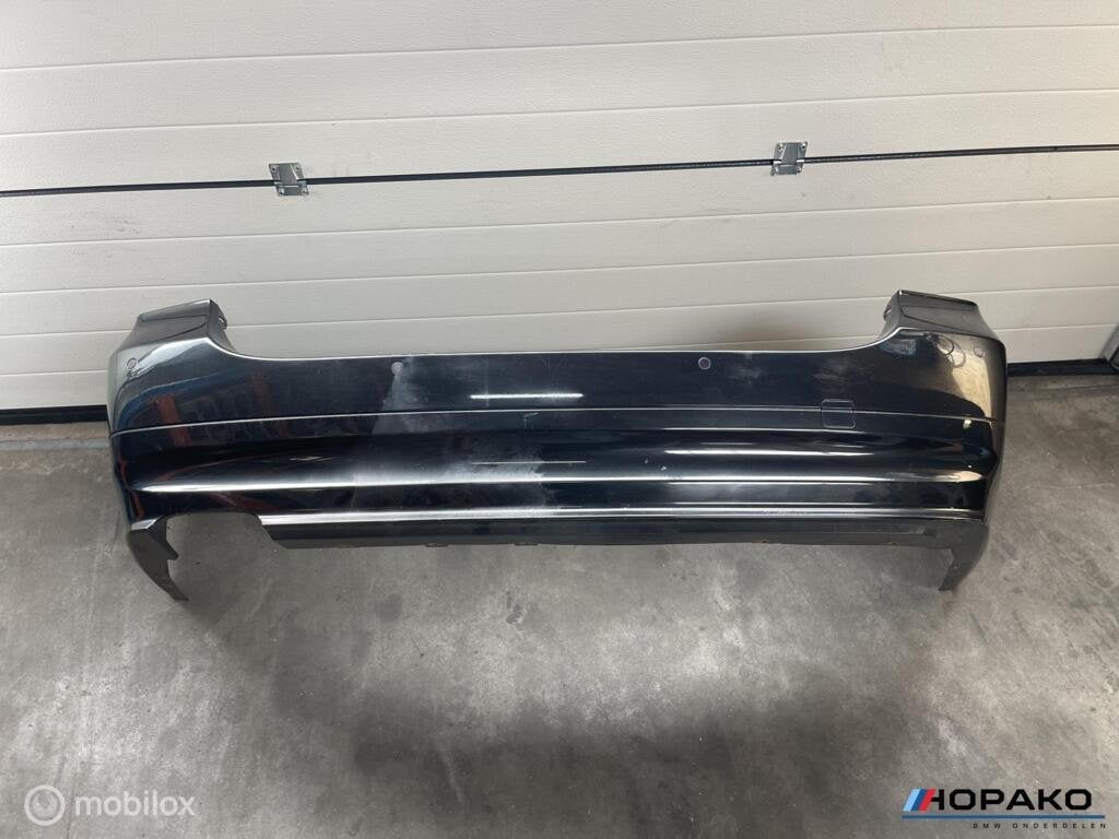 BMW E91 3 serie Achterbumper zwart 475 sapphire black, Gebruikt, Einsteinlaan 5, Rijswijk, Ophalen of Verzenden, Achter
