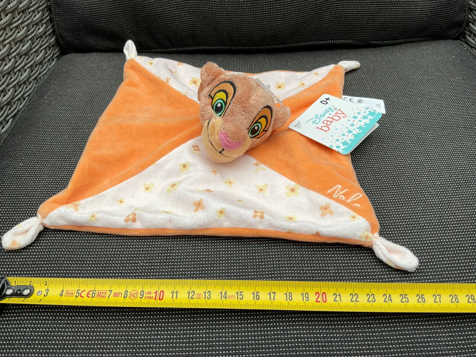 Nieuw Simba of Nala Lion King knuffeldoekje met kaartje, Ophalen, Leeuwenkoning of Jungle Boek, Nieuw, Knuffel