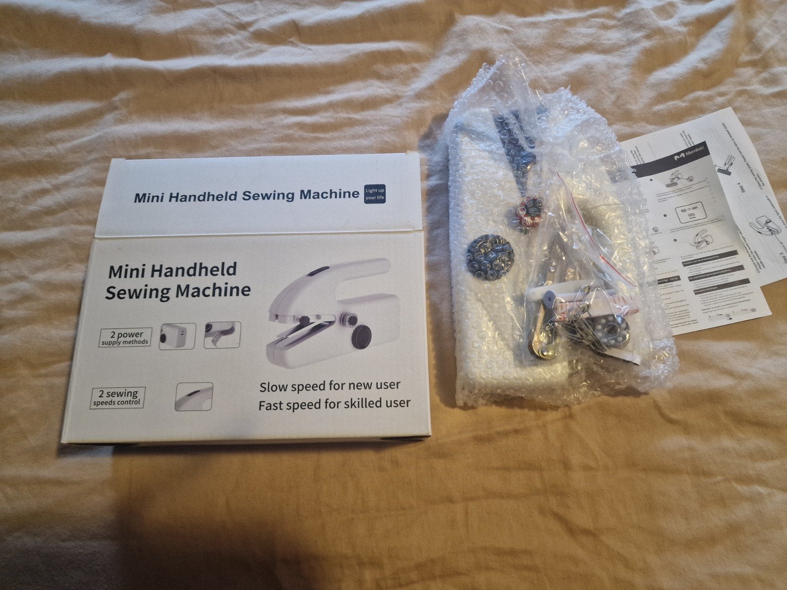 mini naaimachine draagbaar en electrische, Ophalen of Verzenden, Nieuw