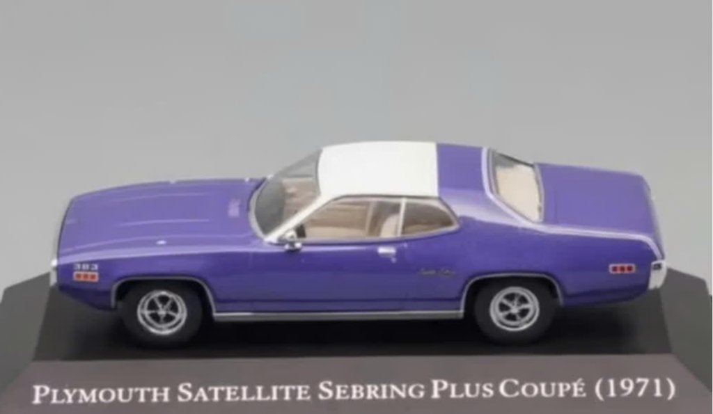 Plymouth Satellite Sebring Coupe 1/43 IXO American cars # 67, Hobby en Vrije tijd, Modelauto's | 1:43, Verzenden, Nieuw, Auto