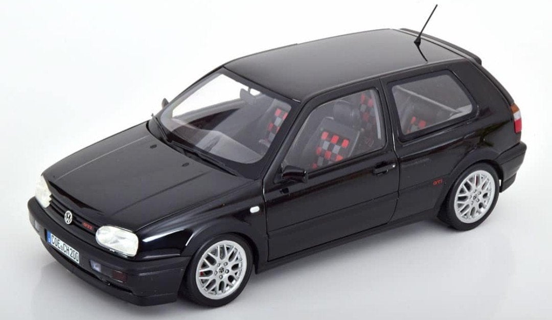 VW GOLF III GTI 1996 zwart 20years. BLAUWE DOOS, 1e UITGAVE!, Ophalen of Verzenden, Zo goed als nieuw, Auto, Norev