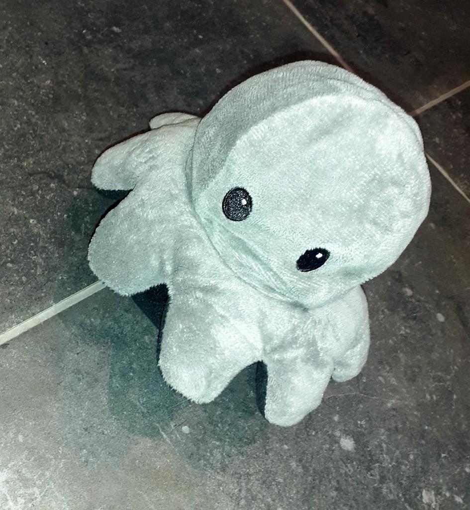 knuffel omkeerbare octopus, Ophalen of Verzenden, Nieuw, Overige typen, Middelgroot (20 tot 80 cm)