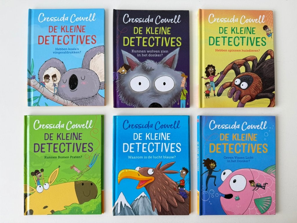 6x Boek De kleine detectives / Cressida Cowell / Mc Donalds, Ophalen of Verzenden, Gelezen, Cressida Cowell, Fictie algemeen