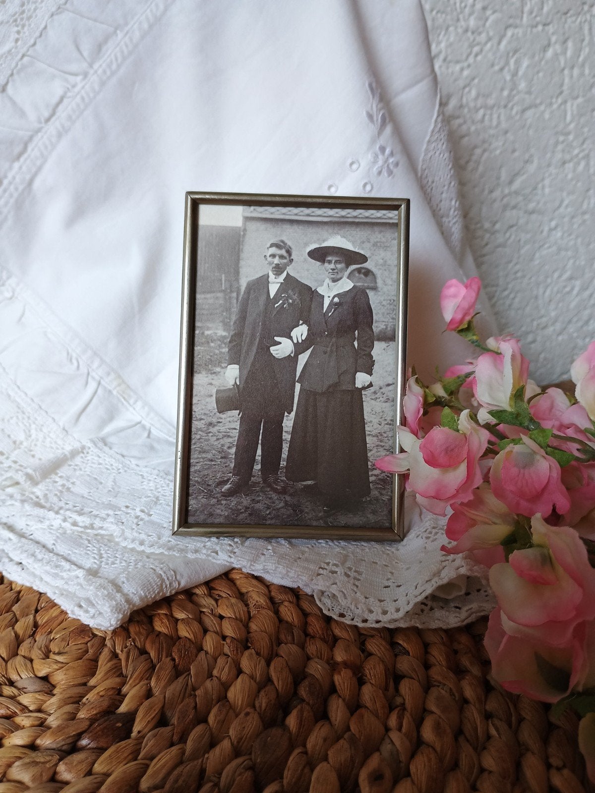 Brocant oud fotolijstje ( nr.23), Ophalen of Verzenden