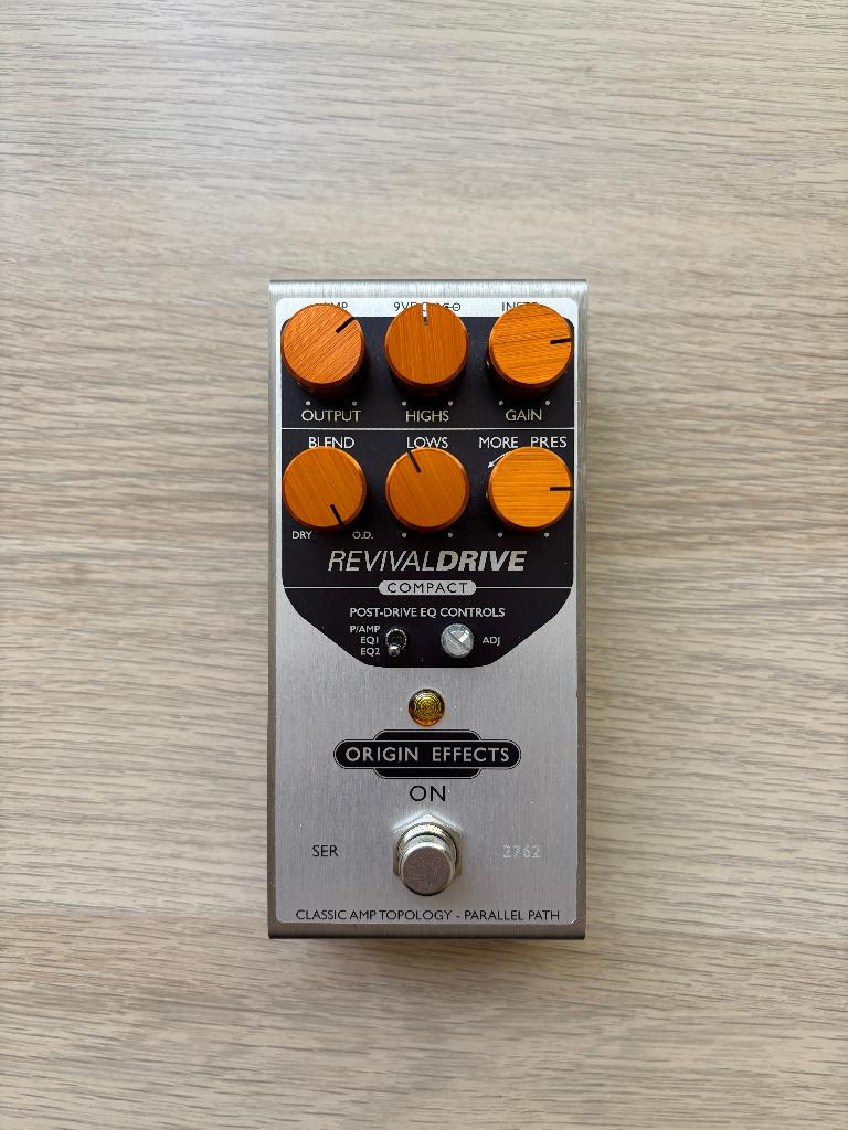 Origin Effects Revival Drive Compact te koop / for sale, Muziek en Instrumenten, Effecten, Ophalen of Verzenden, Zo goed als nieuw