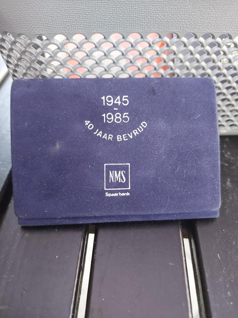 Nederland 40 Jaar Bevrijd Herdenkingsmunt 1945-1985, Ophalen of Verzenden, Koningin Juliana, Overige waardes, Losse munt