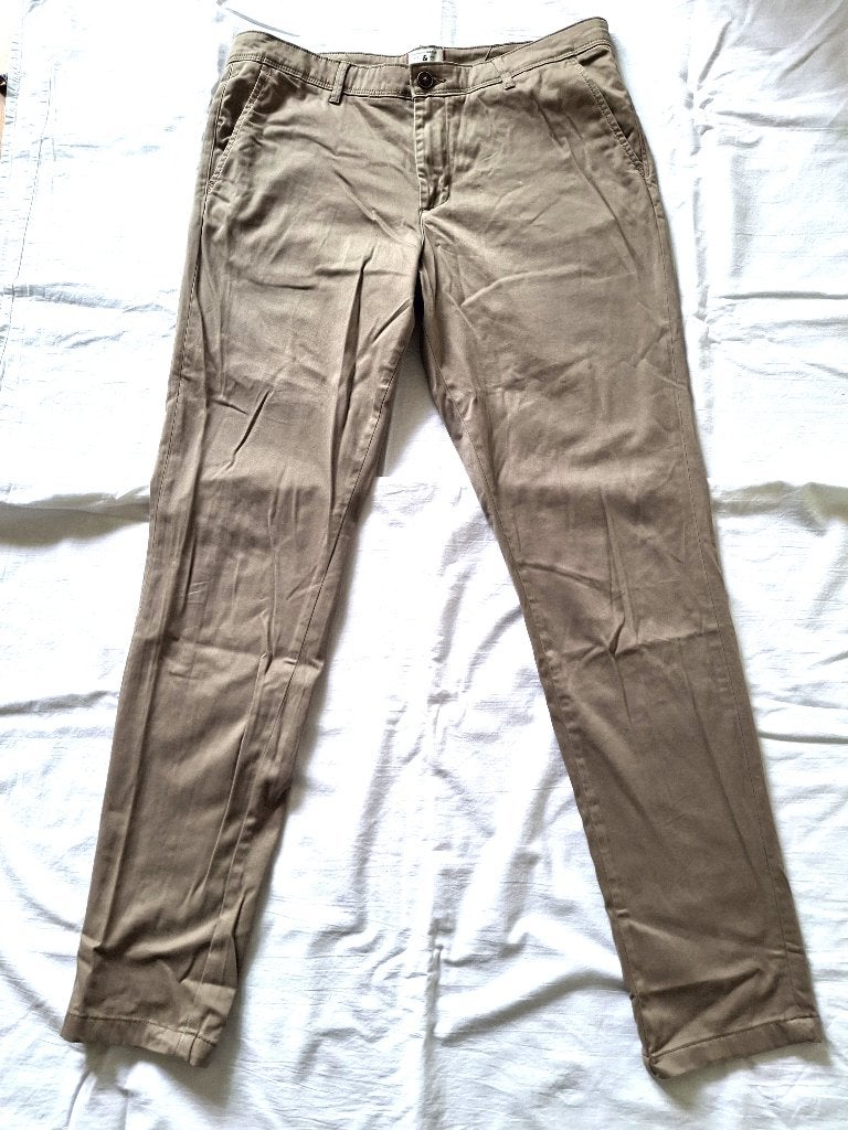 Zomerbroek KAKI  34 x 34, Beige, Nieuw, Overige maten, Ophalen of Verzenden