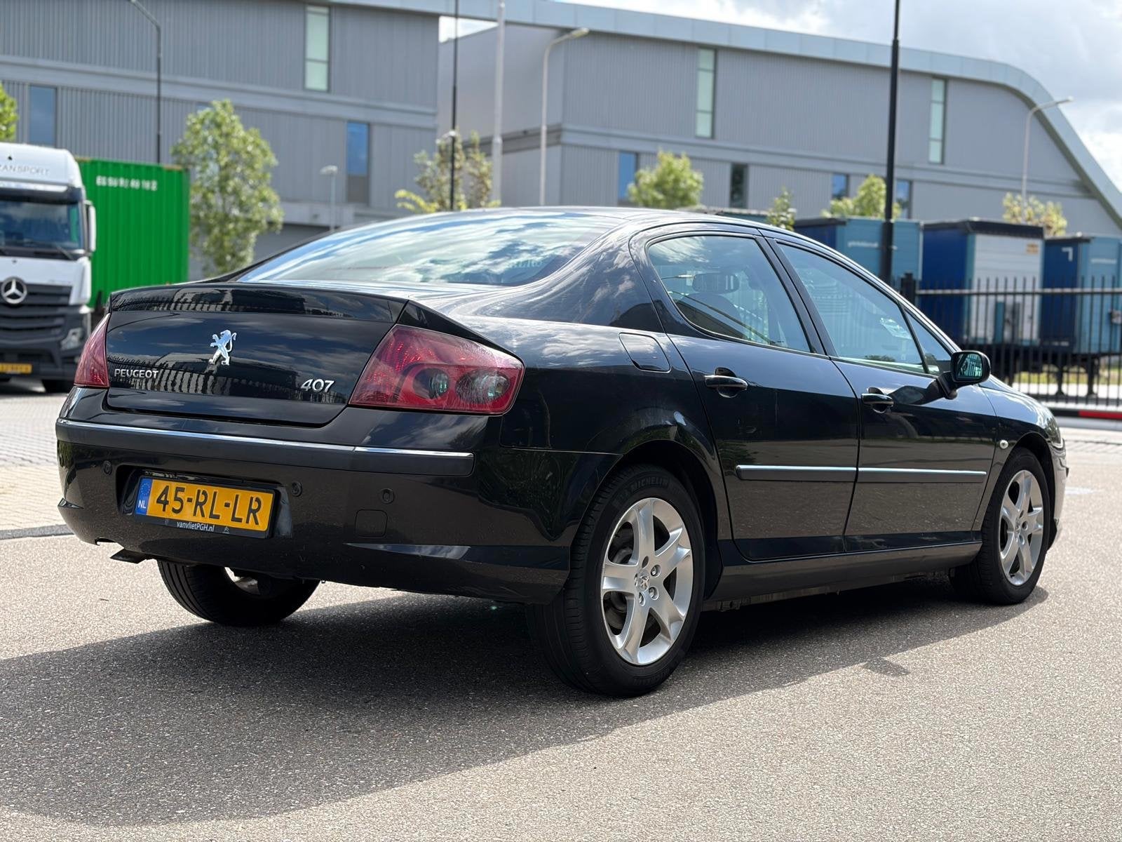 Peugeot 407 2.0 HDi XS Pack Export, Gebruikt, Zwart, Bedrijf, Diesel