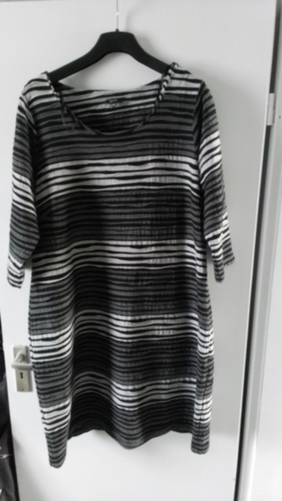 Promiss gestreepte jurk maat 50, Promiss, Meerkleurig, Maat 46/48 (XL) of groter, Ophalen of Verzenden