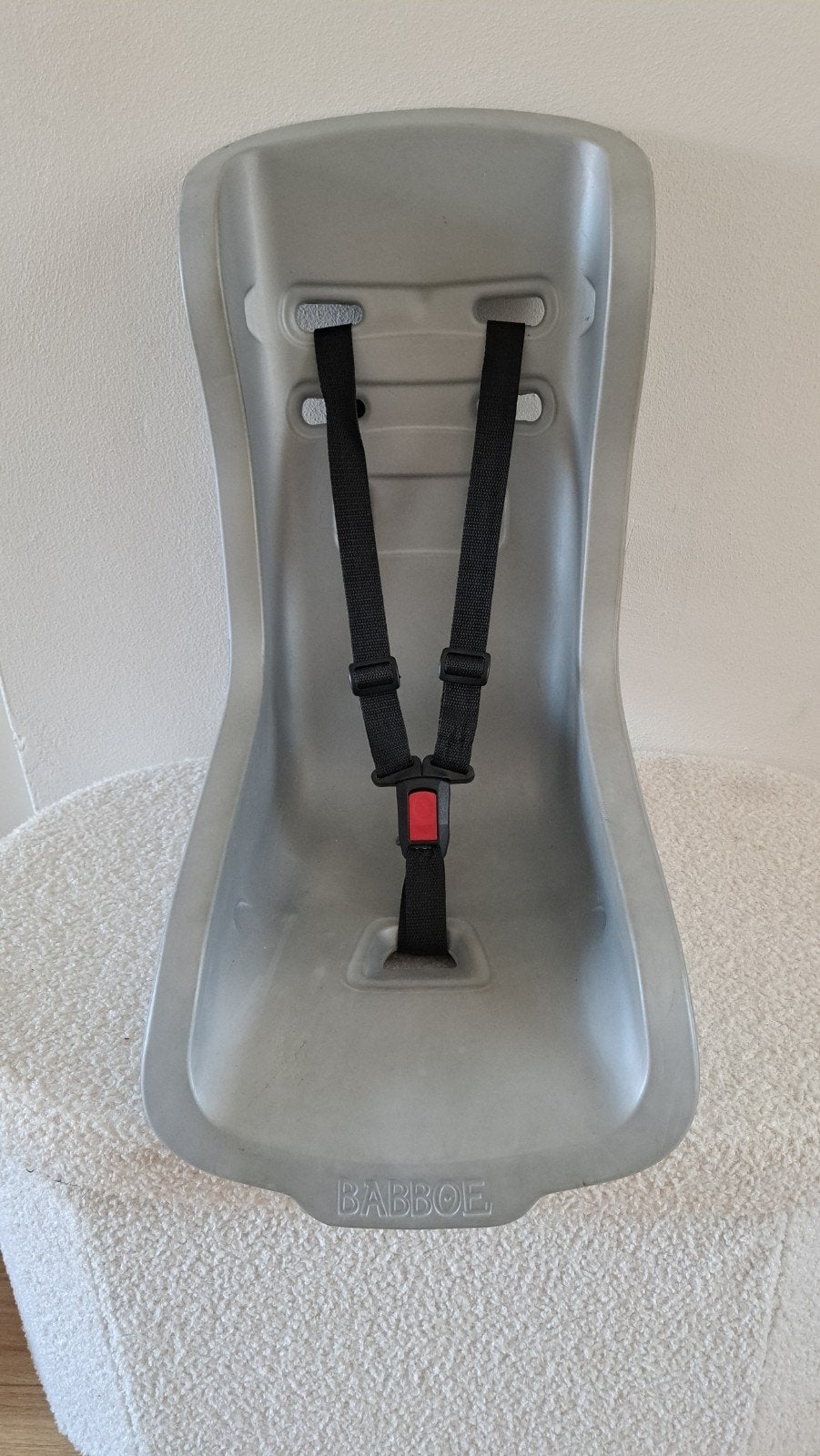 Babboe fietszadel voor bakfiets met gordel, 15 t/m 25 kg, Voorzitje, Ophalen of Verzenden, Gebruikt