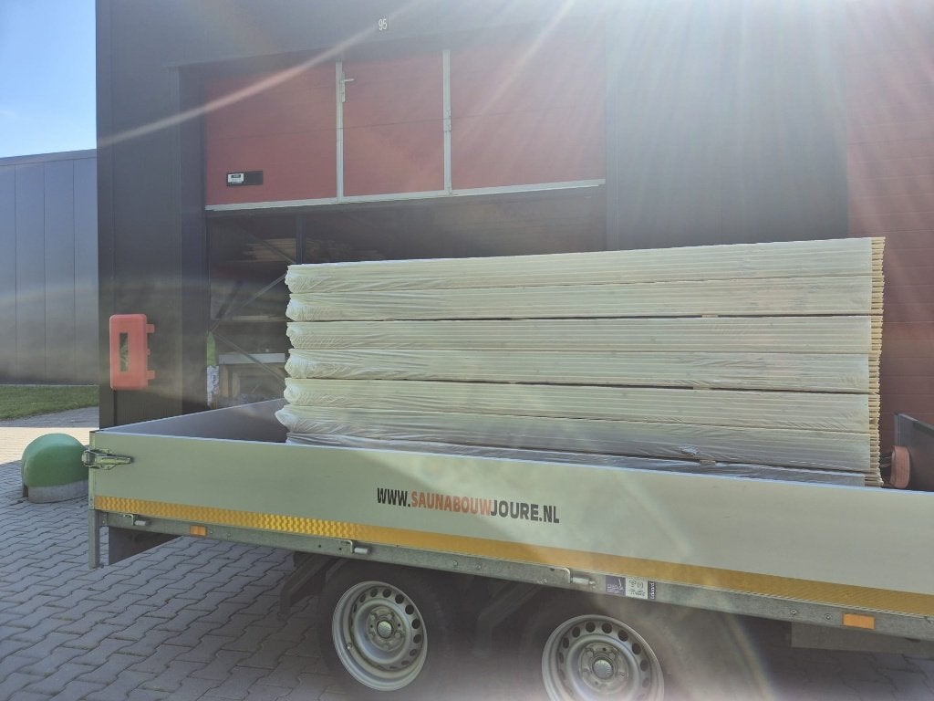 Sauna hout | Nordische Fichte Schroten, Ophalen, Minder dan 25 mm, Nieuw, 200 tot 250 cm